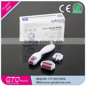 Titanium 3 in 1 Derma Roller for Face Dermaroller Manufacturer Price thumbnail-4