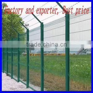 Polyester Coated/hot Dip Galvanized Curvy Welded Fence for Public Places and Buildings for Roads thumbnail-5