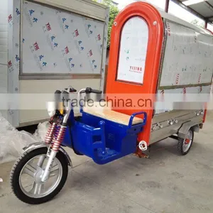Chinese Shanghai Retail Vending Street Mobile Hand Push Food Breakfast Cart thumbnail-4