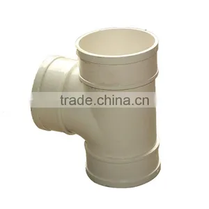 Supplier of Plastic Fitting Huge Size PVC Tee for Drainage thumbnail-1