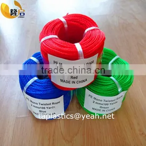 Nylon,PE,PP Materials Colored Plastic Rope thumbnail-1