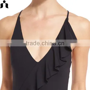 2017 OEM LADIES Bathing Suits One Piece Swimsuit Sport Wear thumbnail-3