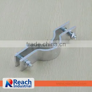 Galvanized Steel Short Tongue Riser Pipe Clamp thumbnail-1