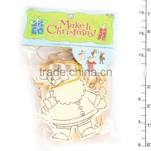 2014 New Arrival Chrismas Hanging Wooden Items Cat Diy Painting thumbnail-1