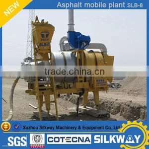 Mini Mobile Asphalt Machine SLB8 Asphalt Plant Machine thumbnail-2
