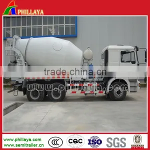 8cbm 10cbm Semi Trailer Type Two Axles Concrete Mixer Trailer for Sale thumbnail-4