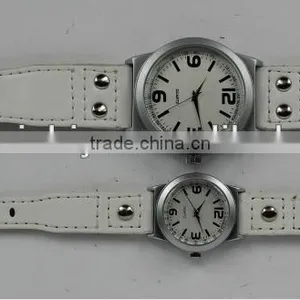 Elegance Charm Leisure Sport Casual Promotional Numeral Leatheroid Watches for Both Men and Women thumbnail-1