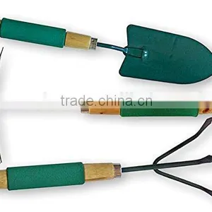 Gardening Tool Bundle (Set of 3), Hoe, Shovel & Rake thumbnail-1