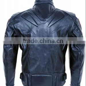 High Quality Full Leather Motorcycle Jacket Racing Suit for Sale thumbnail-3