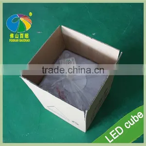 RGB Color Changing LED Cube Chairs Light Cube Seat thumbnail-2