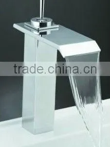 Bathroom Waterfall Faucet, Waterfall Bathtub Faucet, Gold-plated Bathroom Faucet thumbnail-1