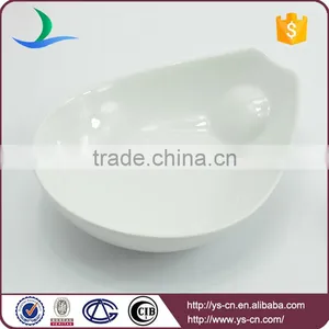 Custom Kitchen White Ceramic Dry Fruit Bowl Wholesale thumbnail-6