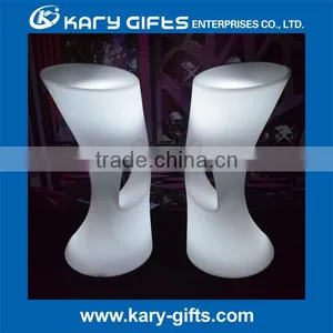 Used Led Bar Furniture, Rgb Color Illuminated Bar Chair Led Counter Height Stools thumbnail-2