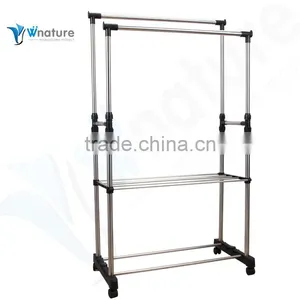New Design Garment Rack, Dryer With Whees , Cheap Clothes Rack thumbnail-3