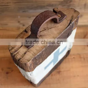 Reclaimed Wooden Door Stop thumbnail-3