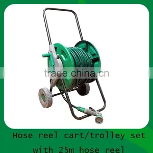 Hose Reel Cart /hose Trolley Set/garden Hose/hose Fitting/25mm Hosepipe/water Hose/Robust Self Assembly/snap/water Stop thumbnail-2