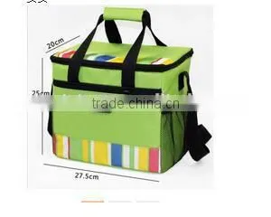 CY153 Lunch Tote Bag Box Cooler Bag, Silver Interior and Long Handles, Picnic Cold Drink Insulation Bag Cooler Bag Freezable thumbnail-3
