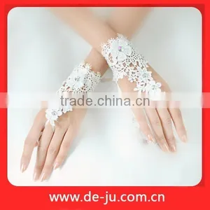 White Decoration Bridal Gloves Wedding Dress Accessories thumbnail-1