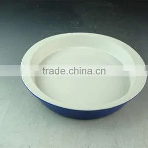 Hot Wholesale Oval Glazed Ceramic Bake Plate for Daily Use Porcelain Bake Plate thumbnail-2