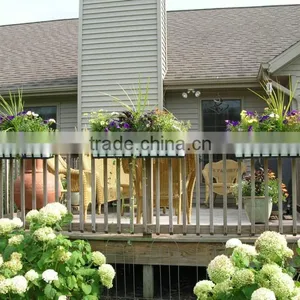 SOL 2015 Box Planter Decorative' Plastic Rectangular Plastic Planter thumbnail-5