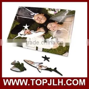 Topjlh 2017 Hot Factory Price Custom Blank MDF Sublimation Puzzle thumbnail-6