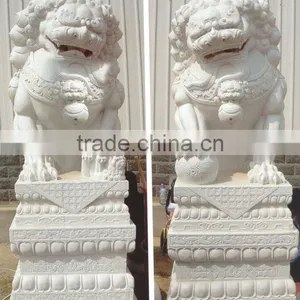 Chinese Style Lion Statue for Garden Decoration thumbnail-6