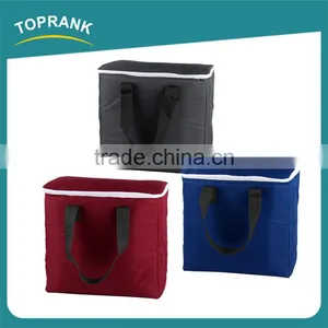 Cheap Wholesale Promotional Blank Soft 600D Insulated Tote Cooler Bag for Frozen Food thumbnail-1