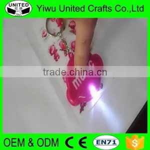 2017 New Design Souvenir Keychain Promotion Gift Led Keychain thumbnail-2