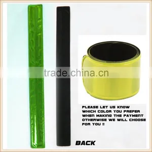 PACK 10 HIGH VISIBILITY REFLECTIVE STRAP LAG BANDS SLAP SNAP ON ARMBAND ANKLE thumbnail-6