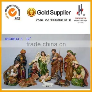 Ceramic Nativity Set Figurine for Nativity Set for Baptism Souvenirs Home Decor thumbnail-1