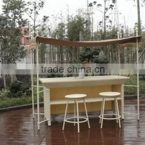 Rattam Patio Bar Furniture With Canopy For Sale thumbnail-6