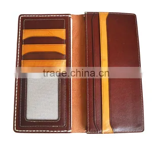 Minimal Leather Wallet Genuine Leather Card Holder With Pocket Wallet thumbnail-3