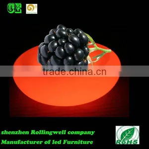 Dishes Decorative, Rechargeable Led Glowing Plate/ Night Club Led Fruit Plate thumbnail-3