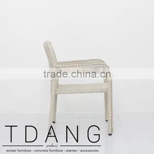 Hampton Wicker Dining Chair - Outdoor Patio Furniture - Wicker Furniture thumbnail-3