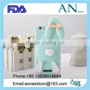 Dongguan Factory Rabbit Shape Silicone Phone Case for Iphone6|6plus thumbnail-1