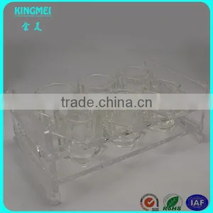 Wholesale Customized Clear Acrylic Gift Box for Wine Glasses Cup Display Stand Cheap thumbnail-2