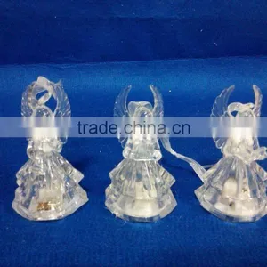 Dongguan Acrylic LED RBG Light Hanging Small Angel Figurines Ornament thumbnail-5