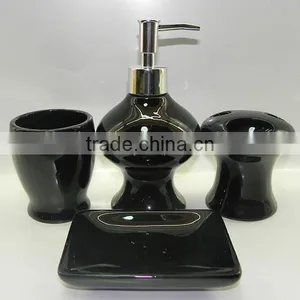 Wholesale Yellow Bathroom Accessories Set thumbnail-1