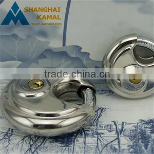 70MM Stainless Steel Disc Locksmith Padlock,round Stainless Steel Padlock,pad Locks thumbnail-5