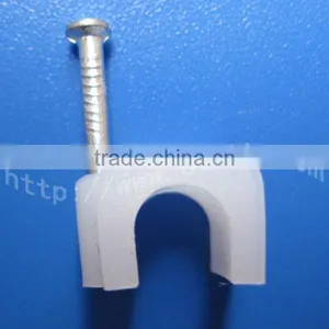 White Color Cable Nails, Cable Clips With Factory Price thumbnail-1
