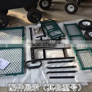 Heavy Duty Garden Tool Wagon With Four Wheels thumbnail-5