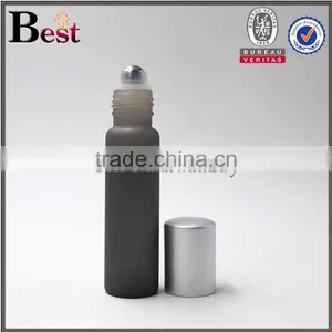 8ml 10ml 12ml 15ml Hot Products Gray Frosted Roll on Bottle With Stainless Steel Roll on Ball for Cosmetic Perfume Essential Oil thumbnail-3