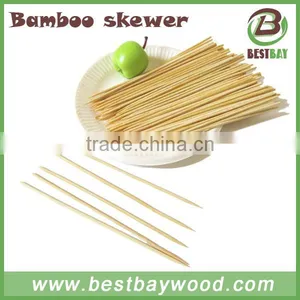 Kabob Skewer Bamboo Barbecue Skewer Dia3.0mm Bamboo Skewer 100pcs per Bag thumbnail-5