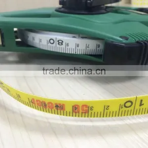 Berrylion High Accurately Measuring Tapes 50M TPR Plastic Fiber Measuring Tapes thumbnail-2
