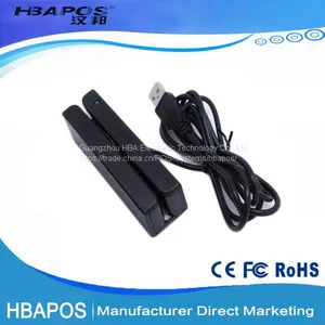 2017 Hot Cheap 3 Tracks Usb Magnetic Card Reader Credit Card Skimmer HBA-900 thumbnail-4