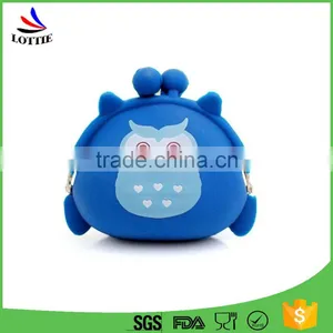 Fashion Promotion Lovely Silicone Rubber Pocket Coin Purse thumbnail-4