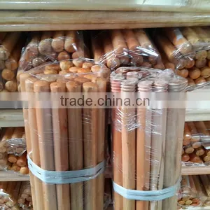 120X2.2CM Varnished Wooden Broom Handle/varnished Wooden Broom Stick/varnished Broom Handle Wood(other Size Can be Customized) thumbnail-1