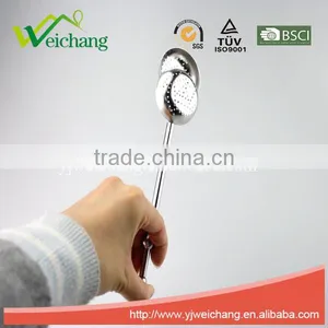 WCT104 Good Quality Hot Sale 304 Material Mesh Tea Ball Tea Infuser Tea Strainer Long Chain thumbnail-1