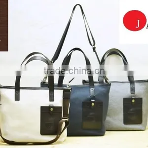 Fashionable Canvas Shoulder Bag, Canvas Bag Made in Japan at High Cost Performance thumbnail-1
