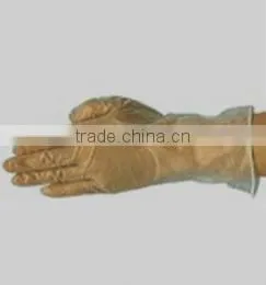 Extra Long Vinyl Glove,Powdered Vinyl Stretch Glove,Light Powdered Vinyl Gloves,cleanroom Vinyl Gloves, thumbnail-1
